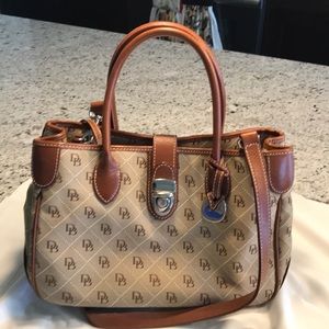 Authentic Dooney & Burke Double Handle Tote